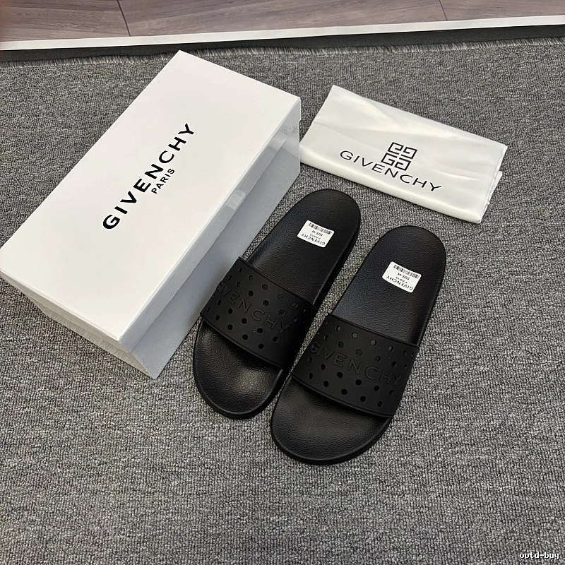 Givenchy Trendy Cut-out Black Slides