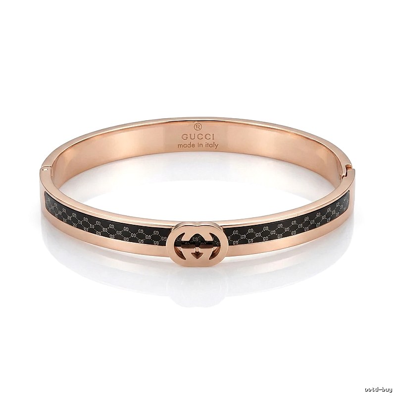 Gucci Double G Vintage Rose Gold Bracelet