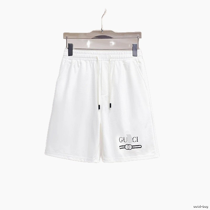 Gucci Letter Print Casual Style White Shorts
