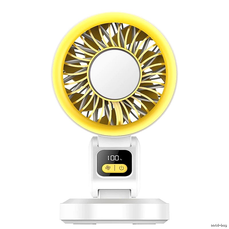 Heat Relief Desktop Cooling Fan White Standard Airflow