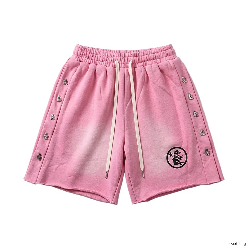 Hellstar dark style pink shorts