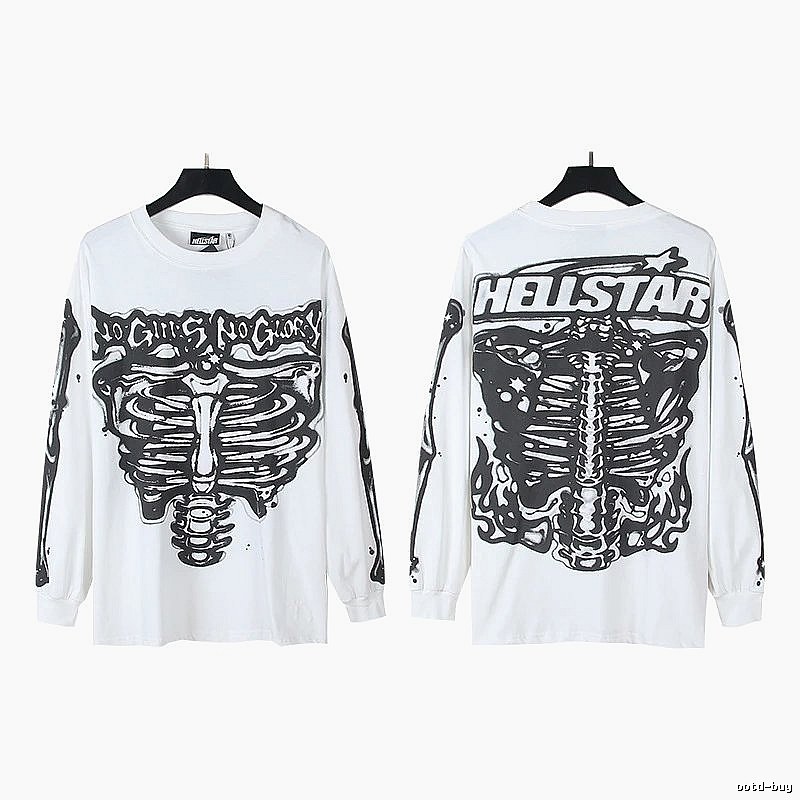 Hellstar Dark Style Skull White T-shirt
