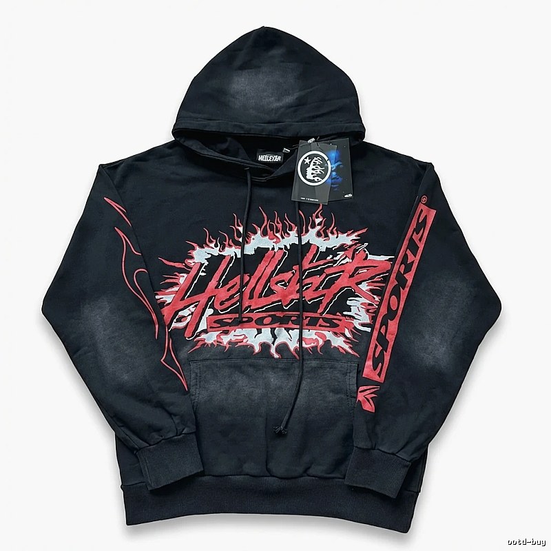 Hellstar sporty black hoodie