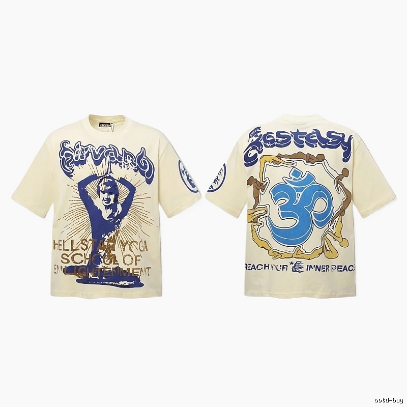 Hellstar Yoga Series Retro-Style T-Shirts