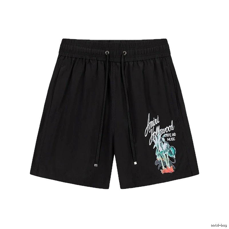 Hollywood-style black shorts from AMIRI