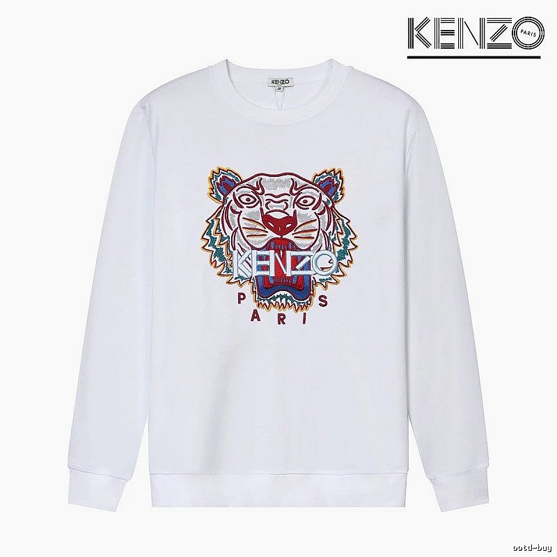 Kenzo Style Kc18 Tiger SweatShirt Clean Finish Graphic