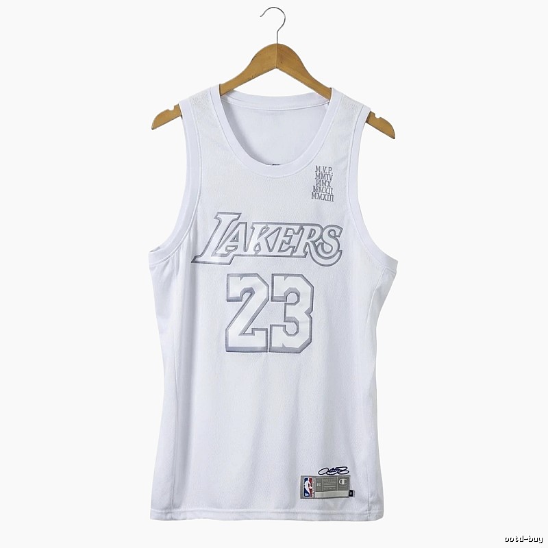 Lakers LBJ retro white vest