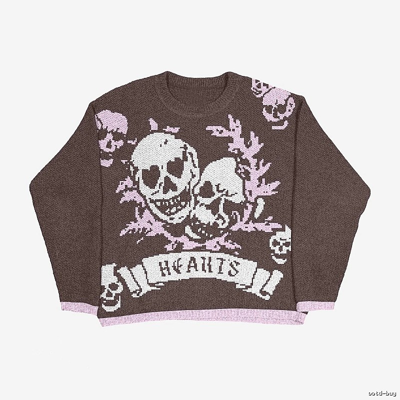 Lightweight Anime graphic sweater Black Knit Top for Trend Styling