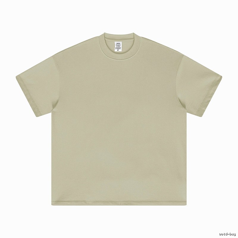 Lightweight Plain white T-shirt Minimal White Short for Trend Styling