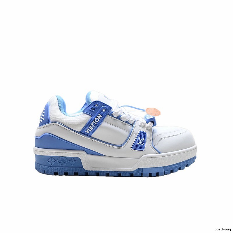 Louis Vuitton classic blue and white casual shoes