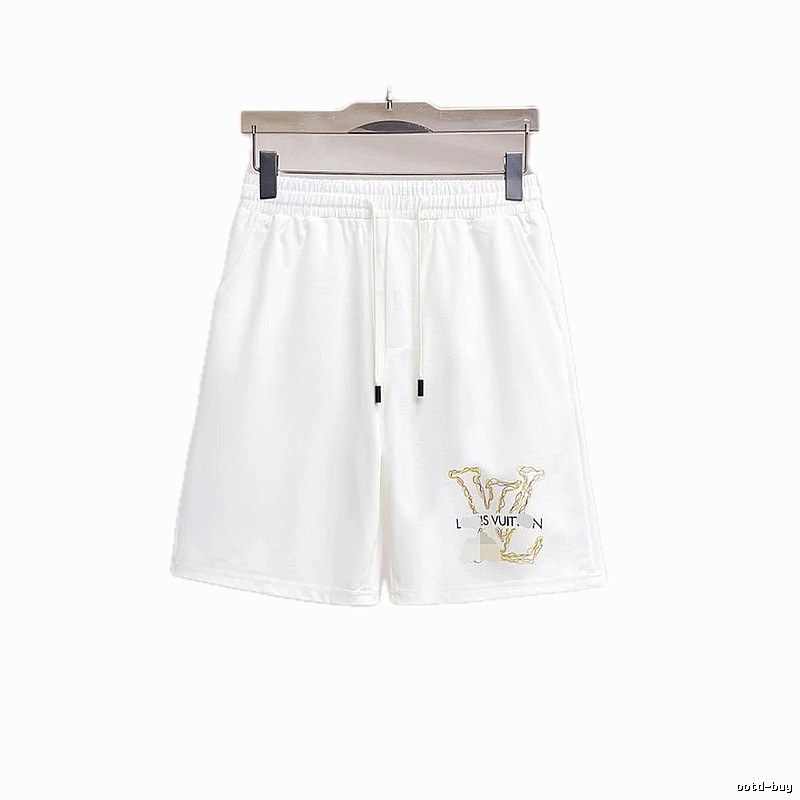 Louis Vuitton Printed Casual Style White Shorts