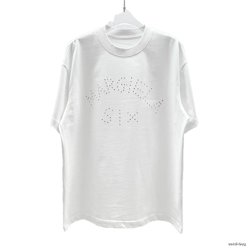 Maison Margiela MM6 Streetwear Style White Short-sleeve T-shirt