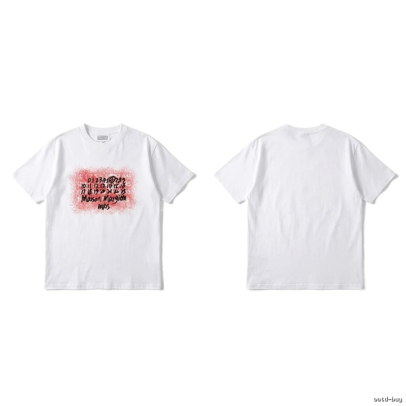 Maison Margiela white T-shirt with digital print