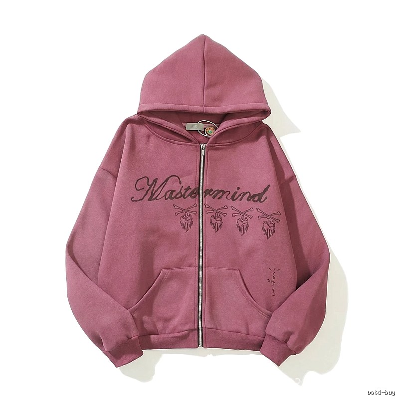 Mastermind Dark Style Rose Red Hoodie