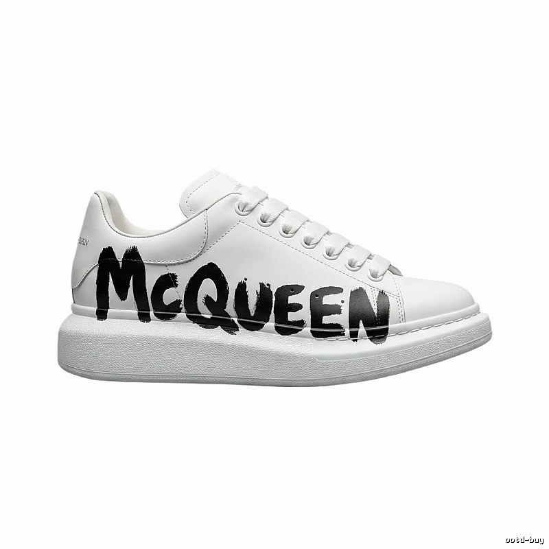 McQueen - printed casual - style white shoes