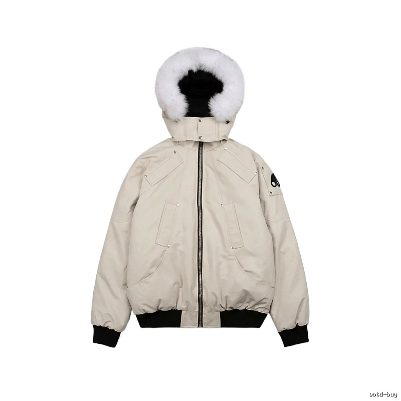 Michael Kors parka down jacket in off-white