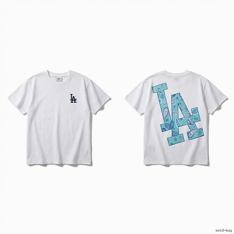 MLB LA Paisley White T-shirt