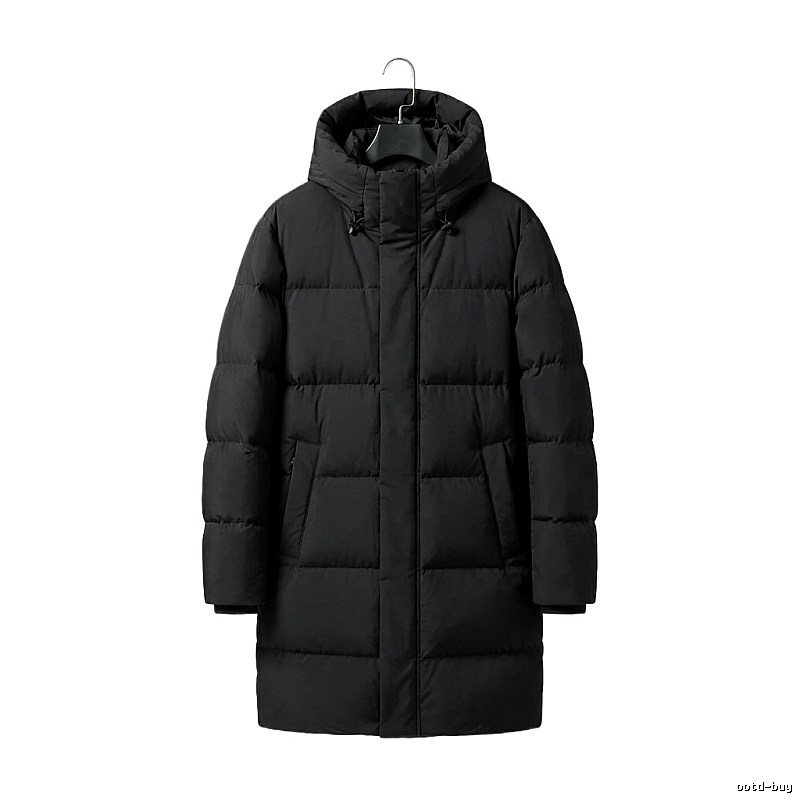 MLB long black down jacket