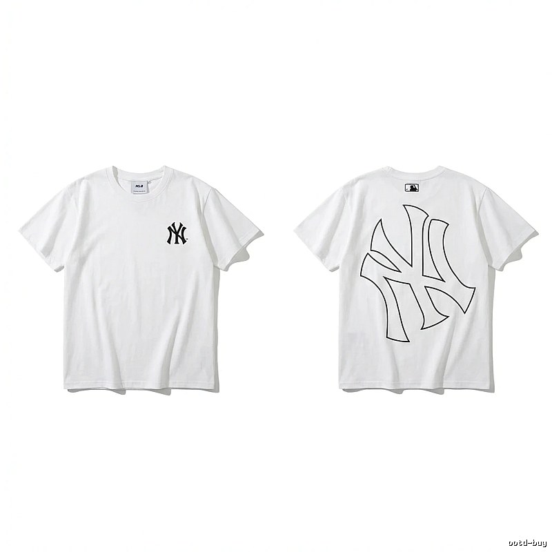MLB New York Yankees minimalist style white T-shirt