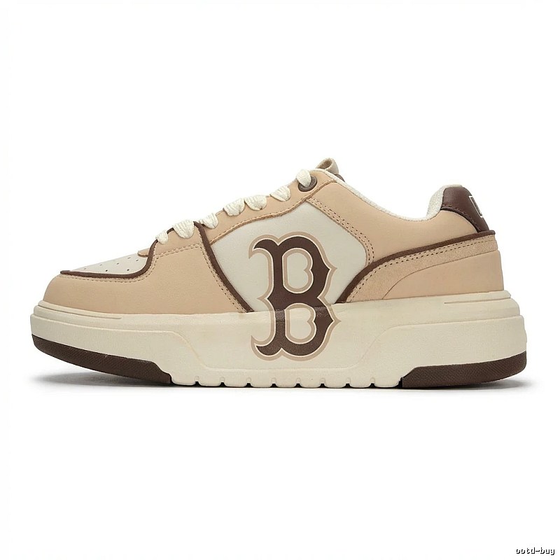 MLB retro brown - beige canvas shoes