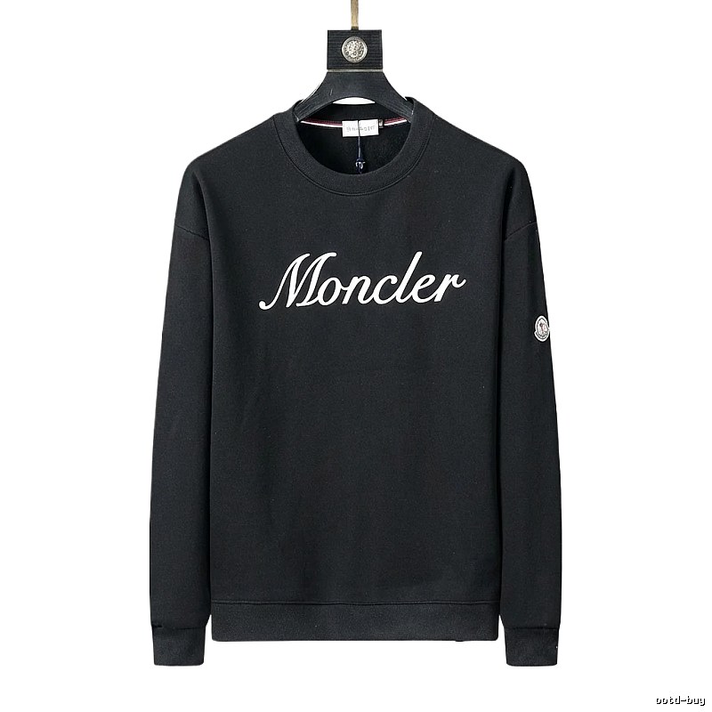 Moncler black simple sweatshirt