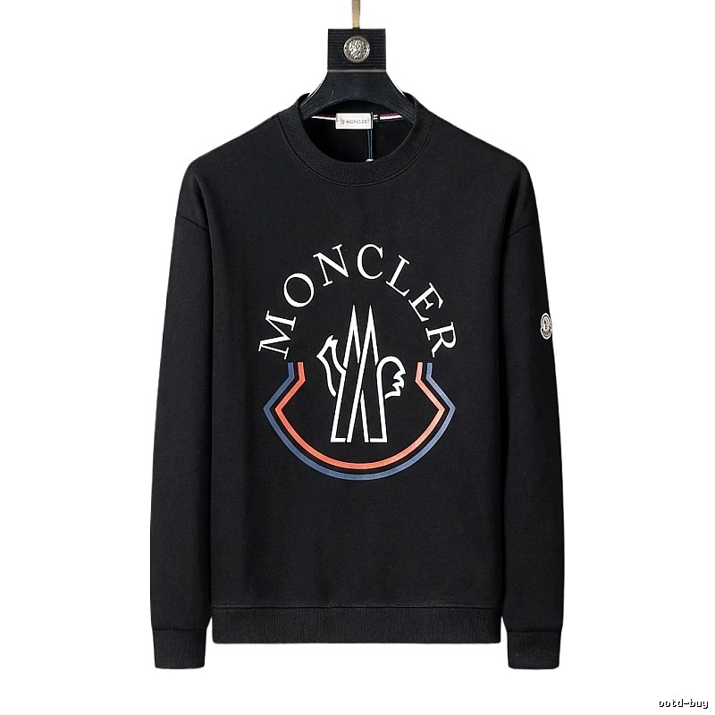 Moncler Classic and Stylish Black Sweatshirt
