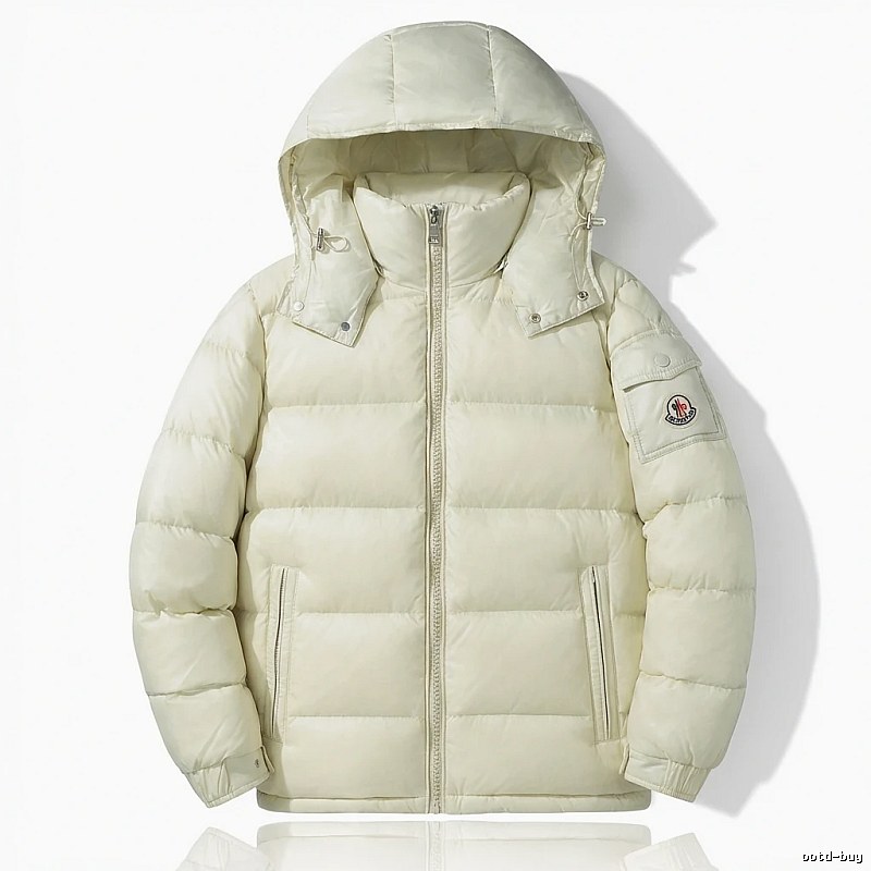 Moncler classic beige down jacket