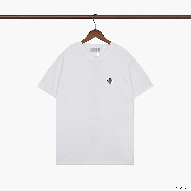 Moncler Classic Minimalist Style White Short-sleeve T-shirt