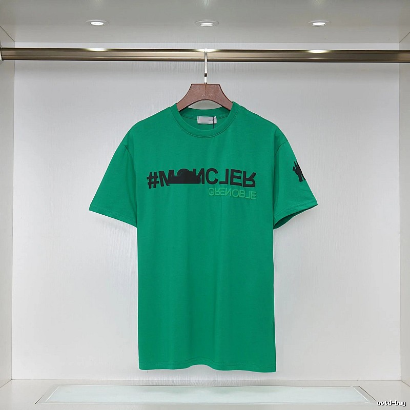 Moncler Grenoble Trendy Green Short-sleeve T-shirt