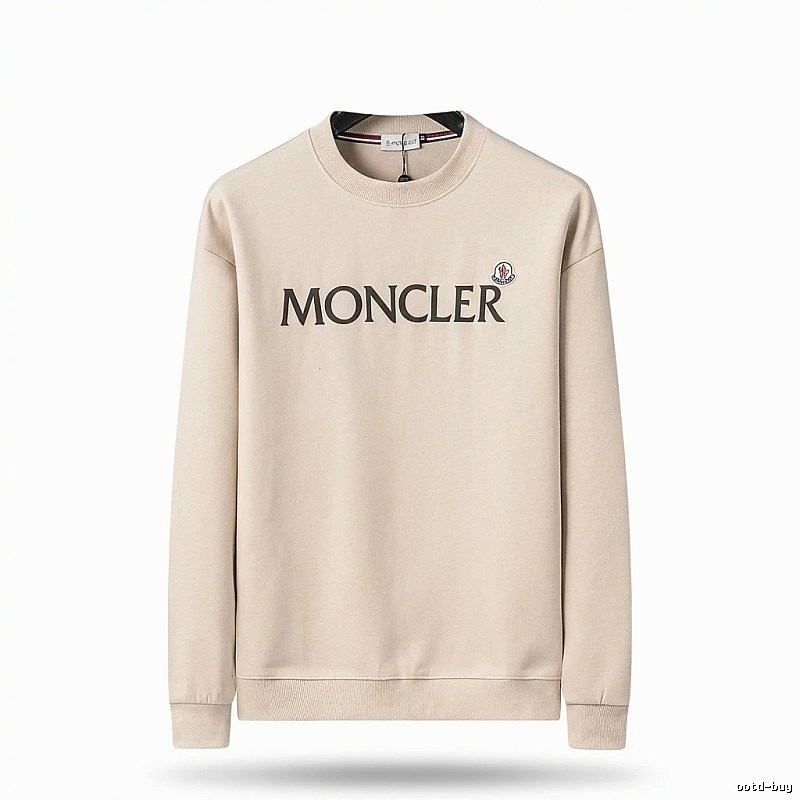 Moncler minimalist beige sweatshirt