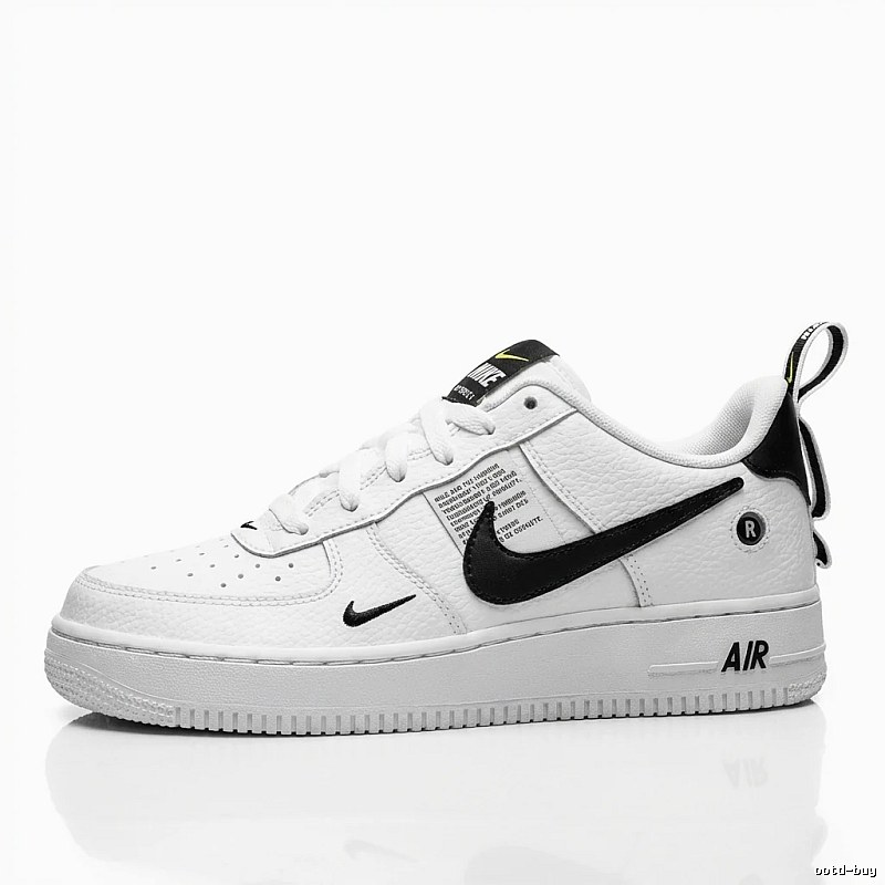 Nike Air Force 1 Black and White Trendy Shoes