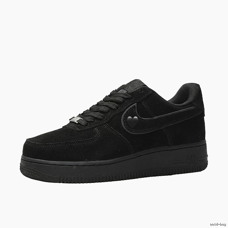 Nike Air Force One black trendy shoes