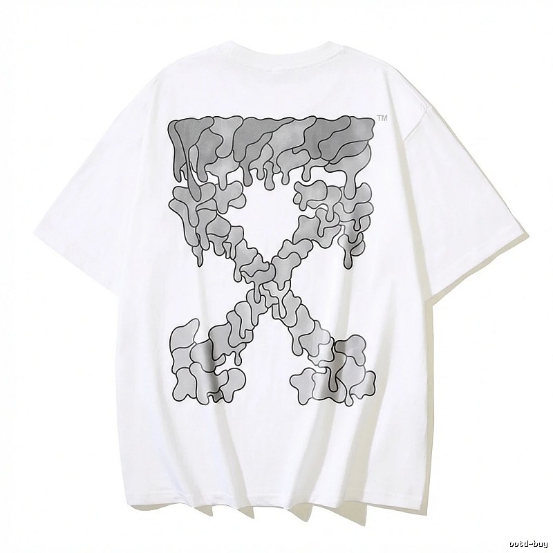 Off-White Gradient Style White T-shirt