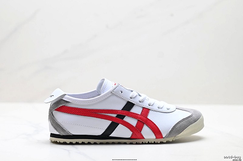 Onitsuka Tiger retro - style white and red sports shoes
