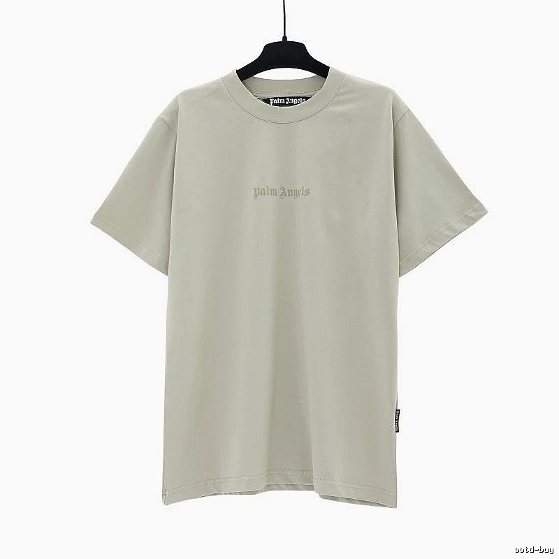 Palm Angels Logo Detail Logo T-shirt White Palm Tree with Relaxed Feel