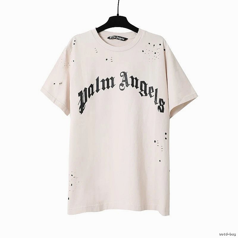 Palm Angels Sport Logo T-shirt White Palm Tree for Warm Weather