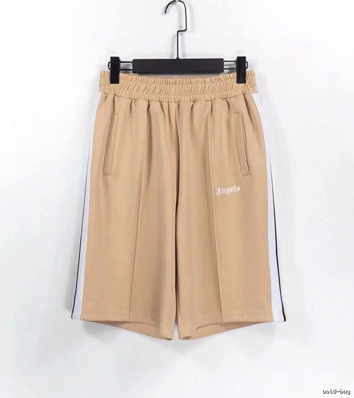 Palm Angels Statement Track shorts Black Side Stripe for Easy Pairing