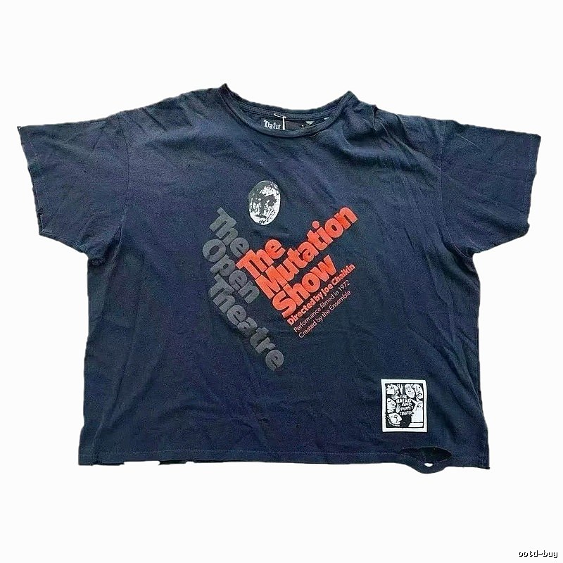 Paly Hollywood Printed Vintage Black T-shirt