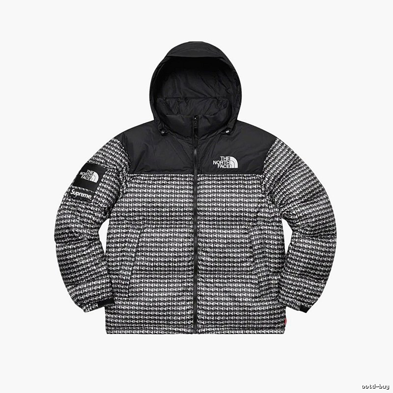 Pattern Logo The North Face Puffer Jacket for Photo Ready Looks