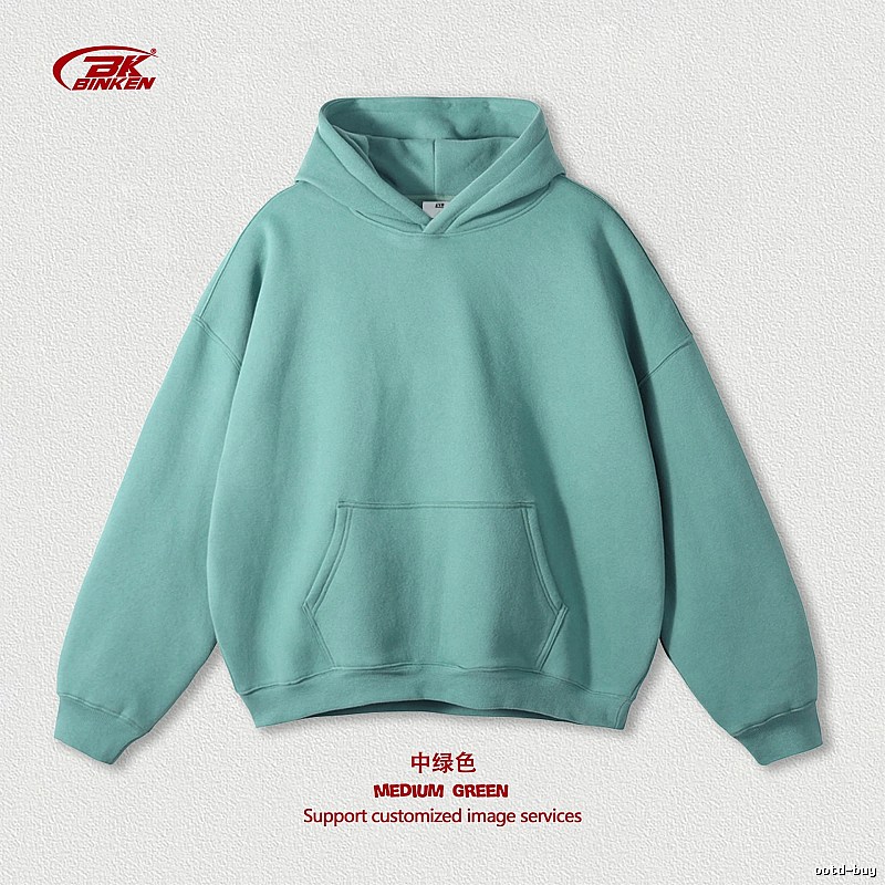 Premium Style Pullover hoodie Navy Blank Kangaroo for Resort Outfits