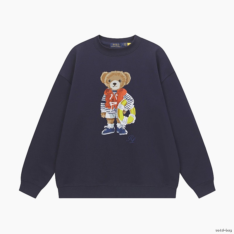 Ralph Lauren Bear Navy-style Sweatshirt