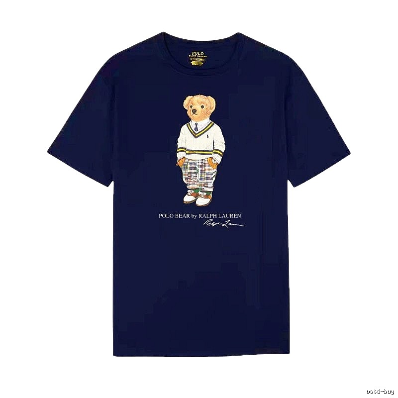 Ralph Lauren Bear Trend Brand Sapphire Blue T-shirt