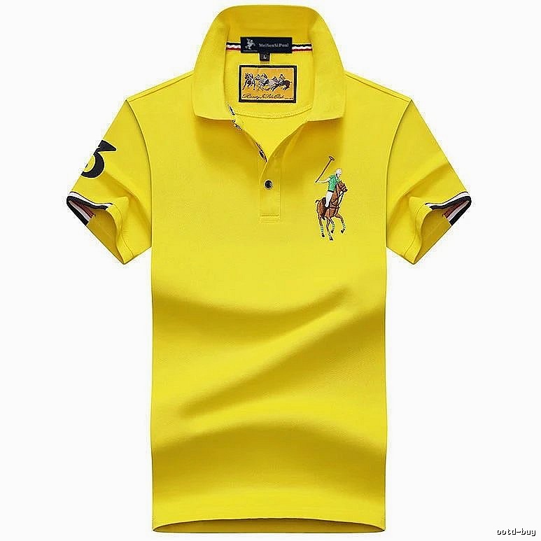 Ralph Lauren Classic Yellow polo shirt Bright Yellow Polo for Daily Styling