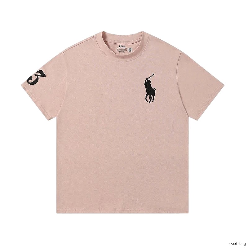 Ralph Lauren pink minimalist style T-shirt
