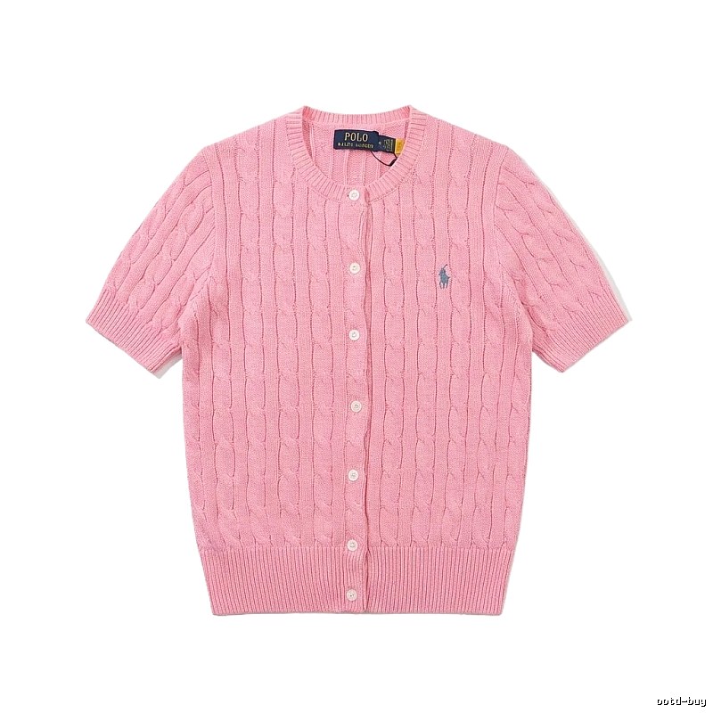 Ralph Lauren Polo pink knitted cardigan