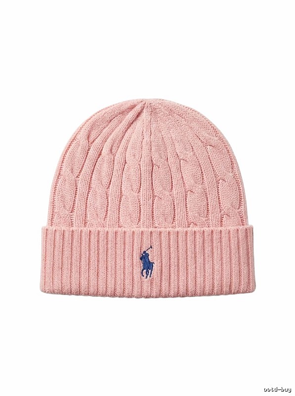 Ralph Lauren Polo Pink Knitted Hat
