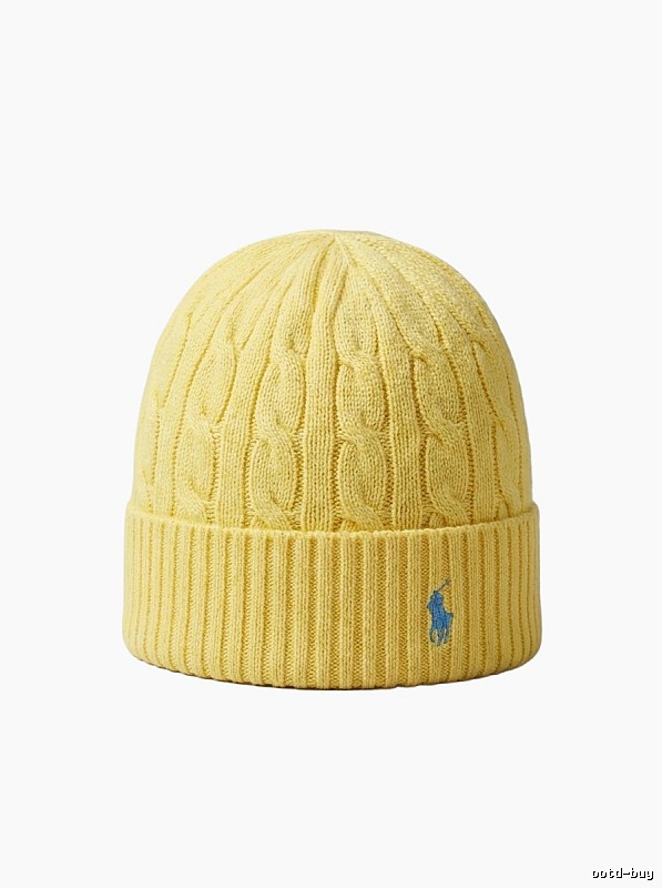 Ralph Lauren Polo Yellow Knitted Hat