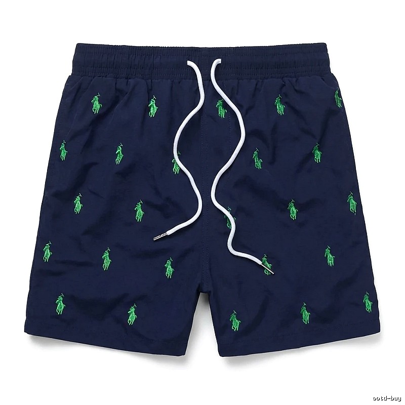 Ralph Lauren retro-style dark blue shorts