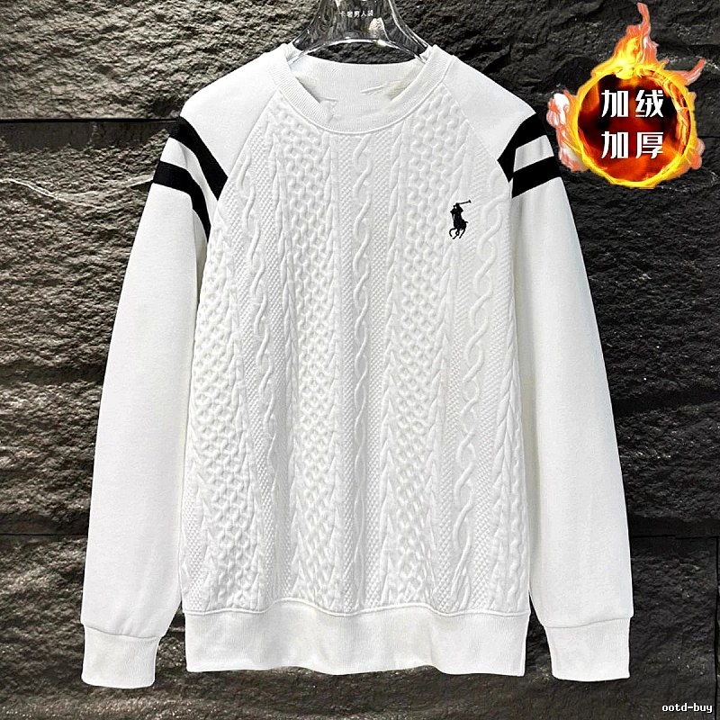 Ralph Lauren's classic white sweater