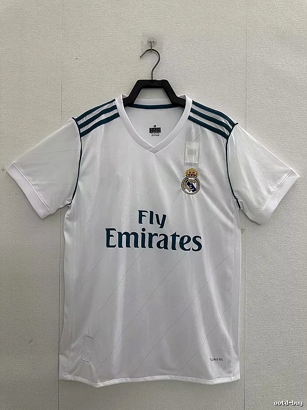 Real Madrid Daily Retro Teka soccer jersey White Retro Football with Visual Detail